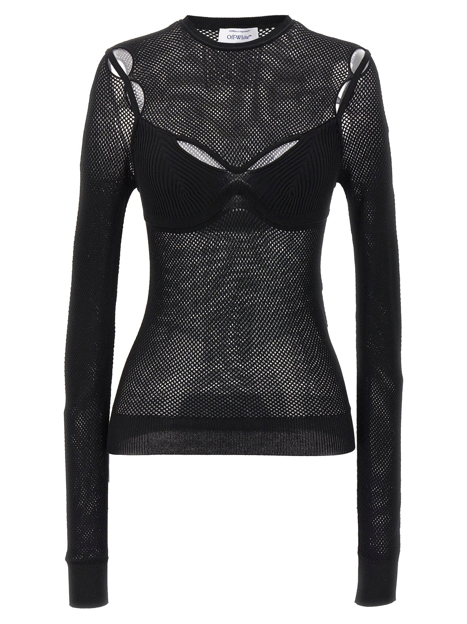Net Arrow Bralette Top