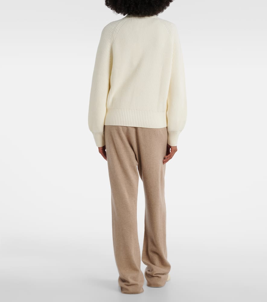 Milo ribbed-knit zip-up cardigan