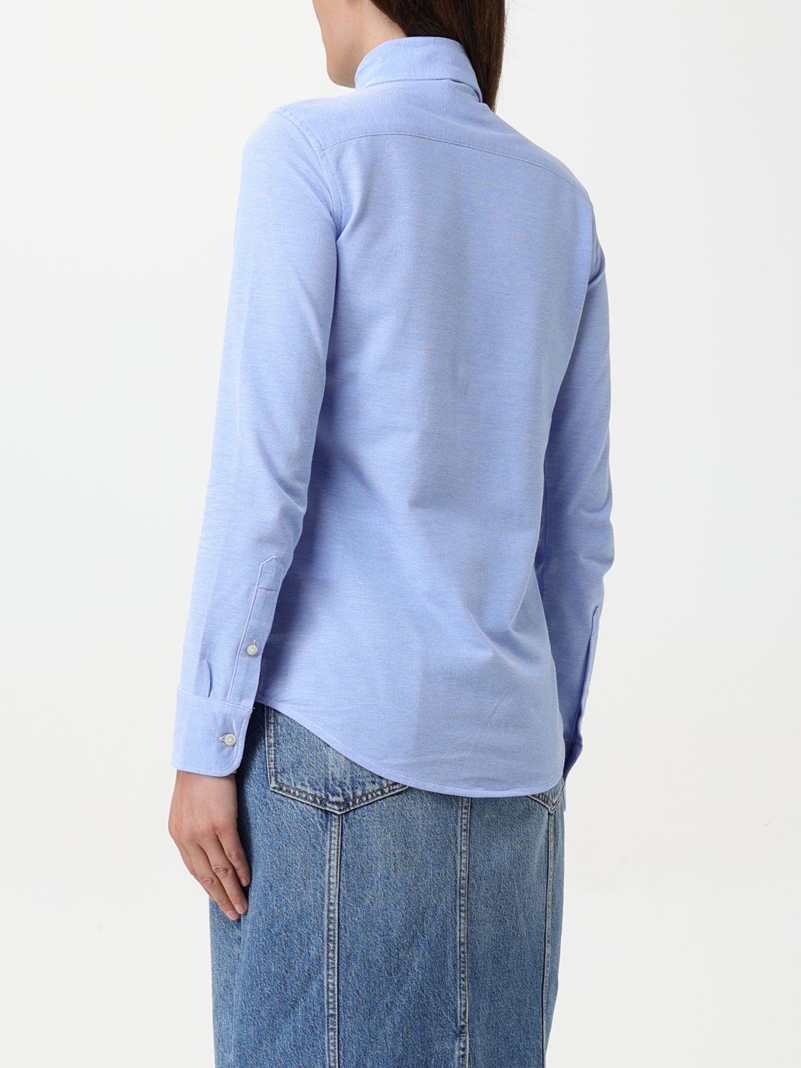 Shirt Woman color Gnawed Blue