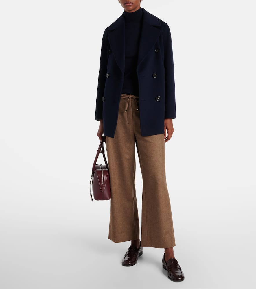 Livio wool and cashmere wide-leg pants