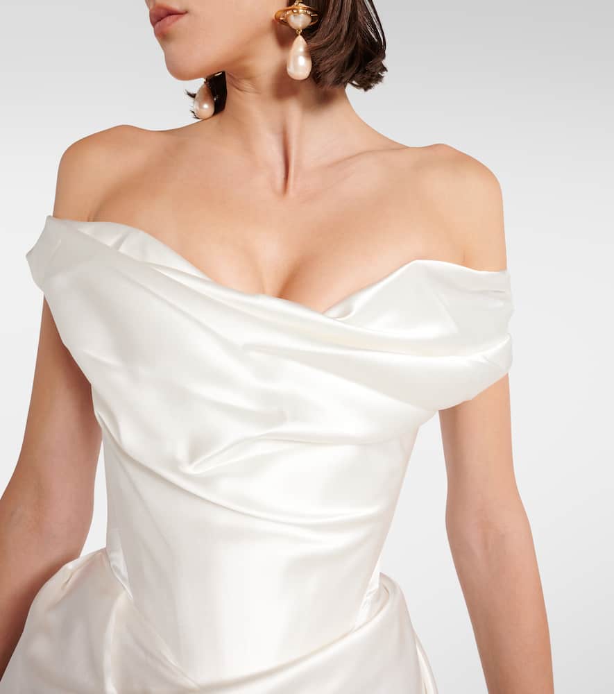 Bridal Nova Cocotte silk corset gown