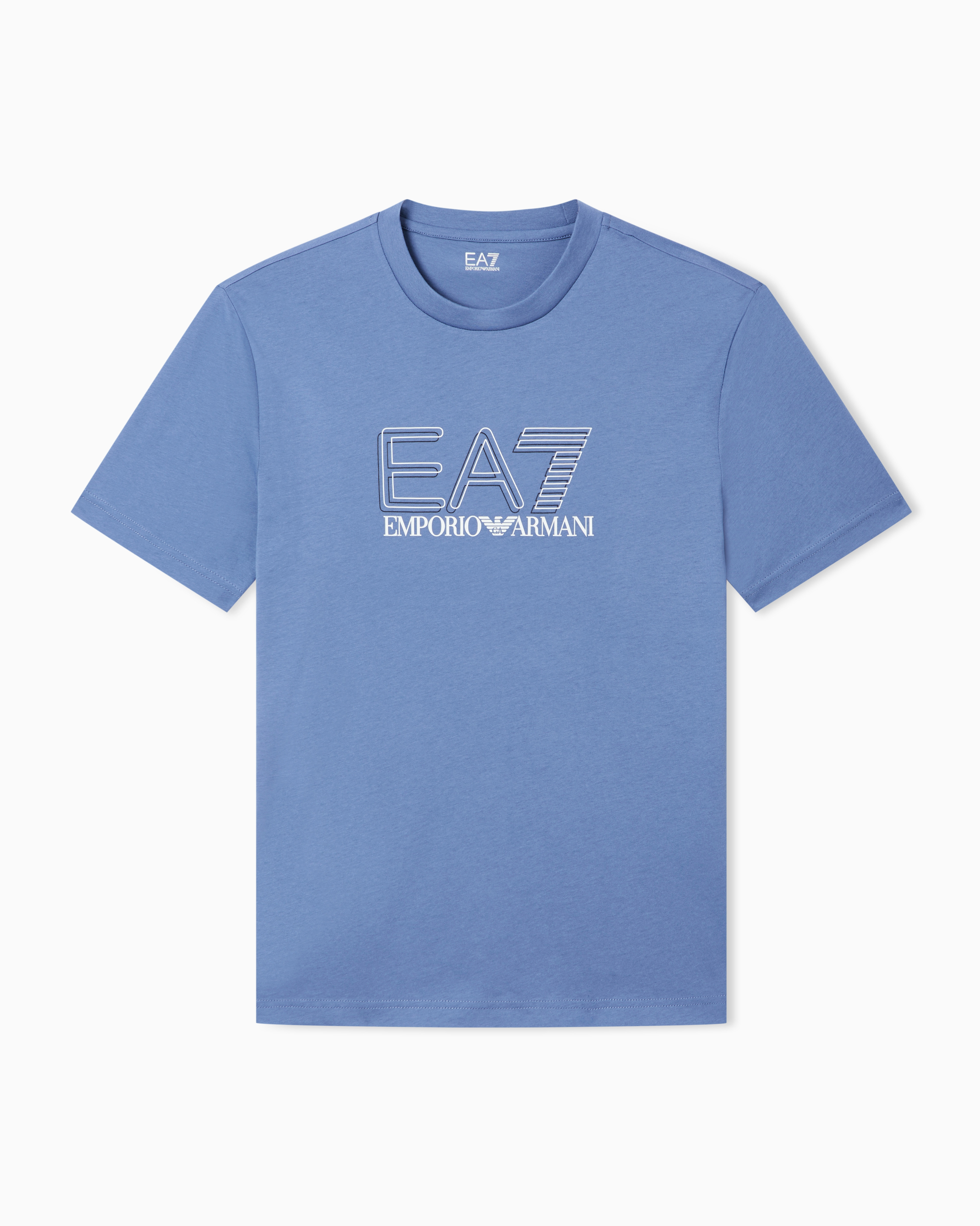 Visibility cotton-jersey crew-neck T-shirt