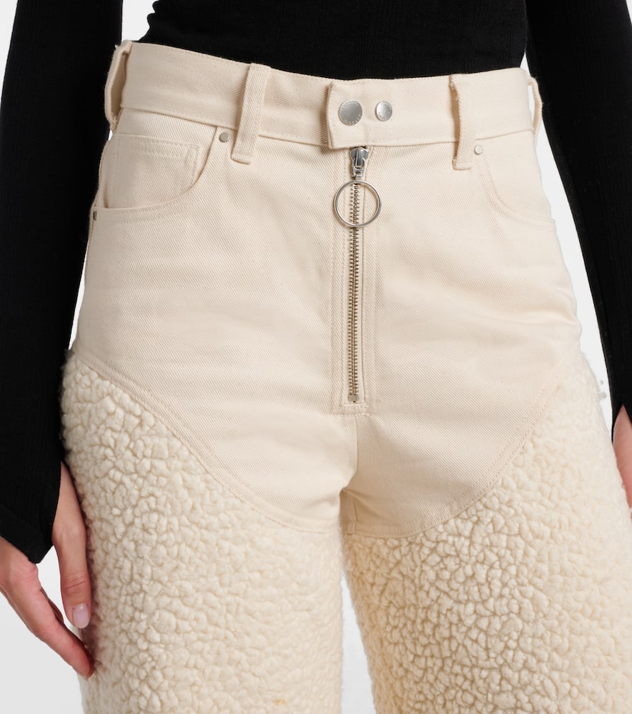 Kozzy wool-blend wide-leg pants