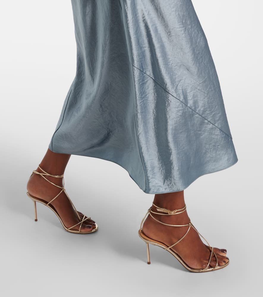 Vince Satin midi dress