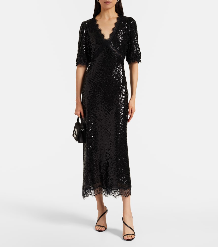 Verena sequined maxi dress