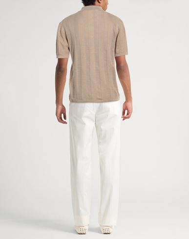 Selezione Man Shirt Camel Size XL Silk, Linen