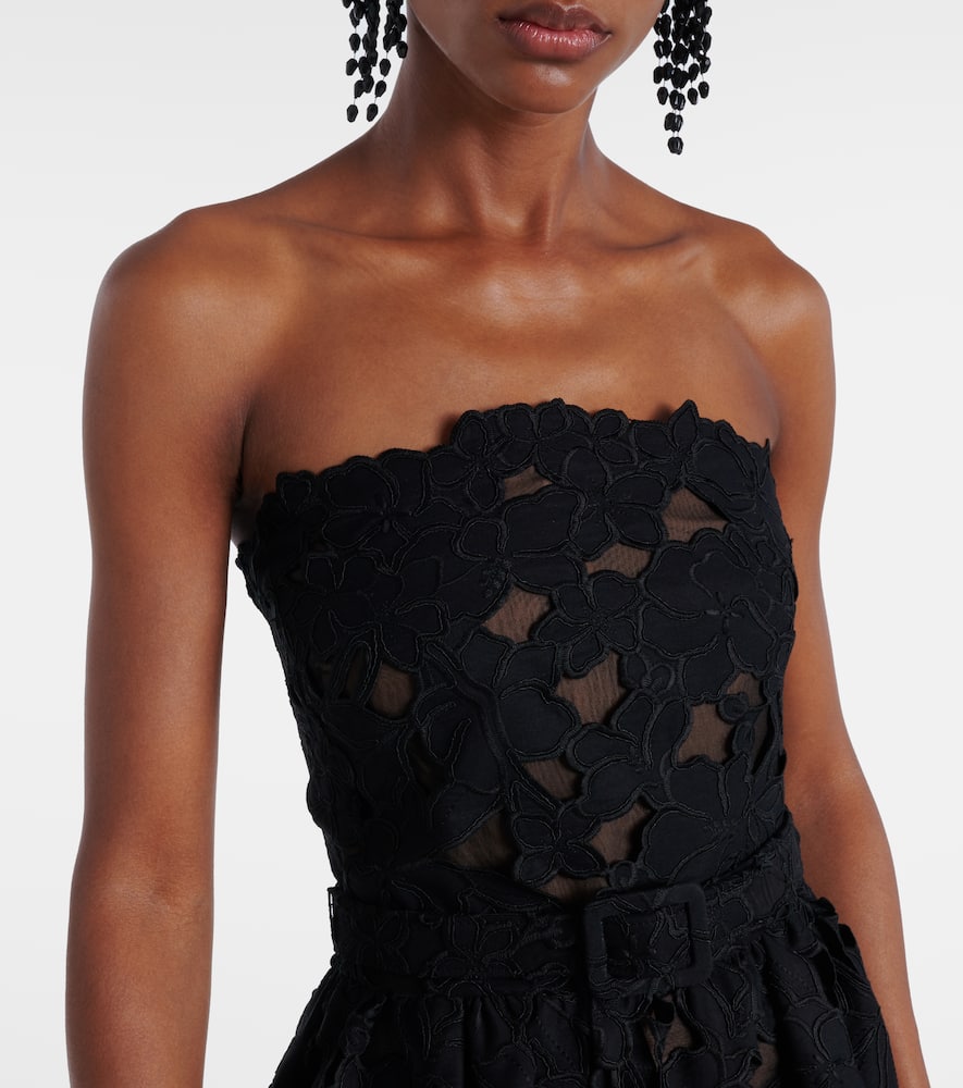 Lace bustier dress