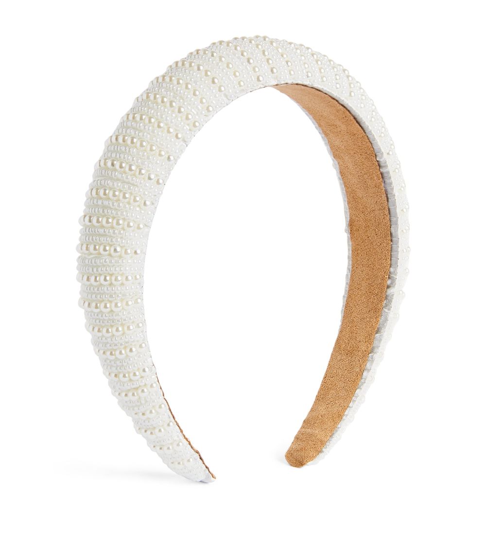 Faux Pearl-Detail Headband