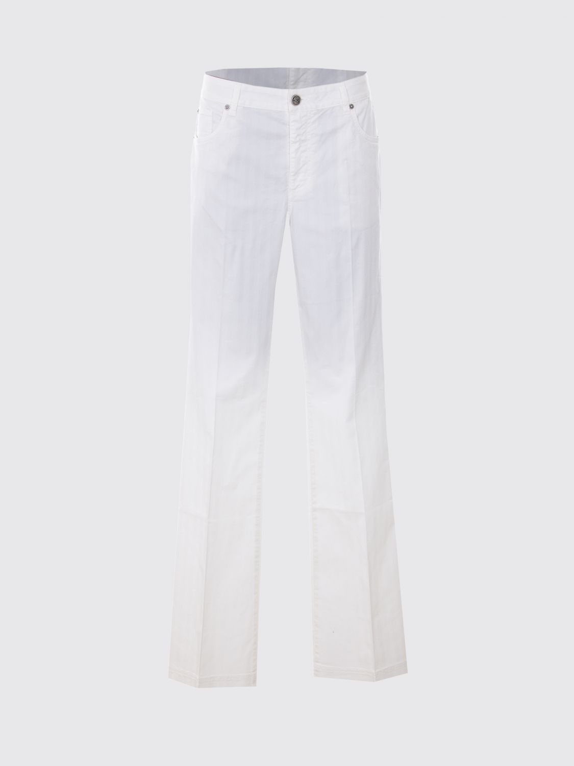 Jeans Woman color White