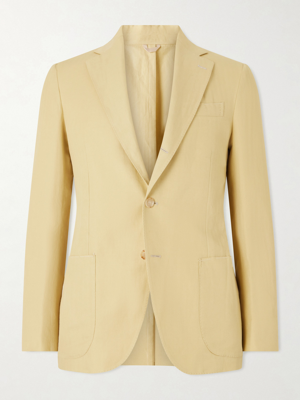 Linen and Cotton-Blend Blazer
