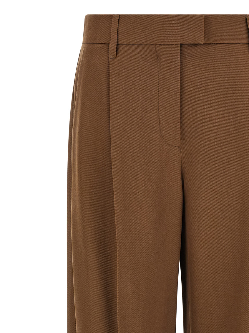 Brunello Cucinelli - tailored loose leg wool blend trouser