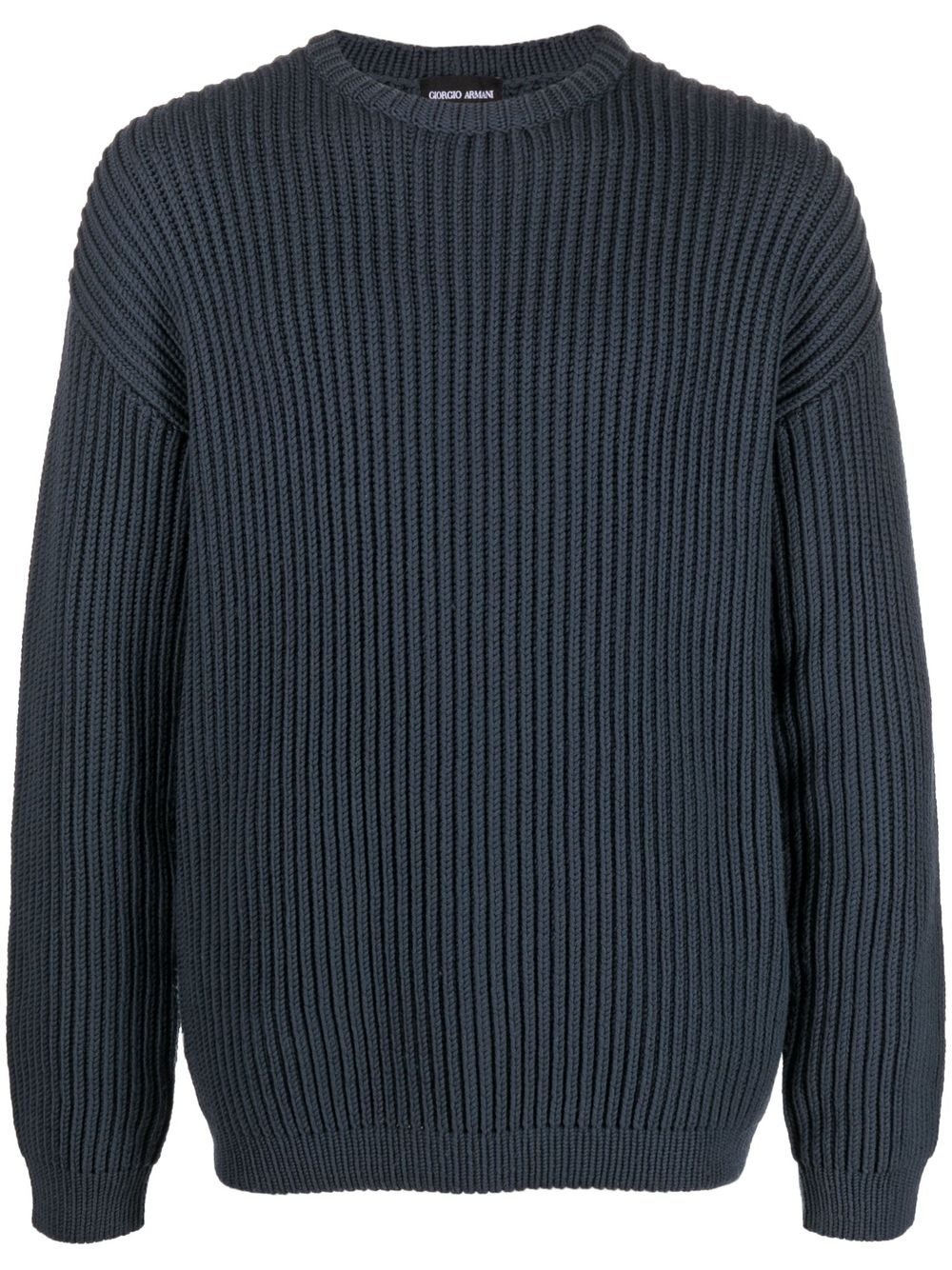 Chunky-knit jumper - Blue