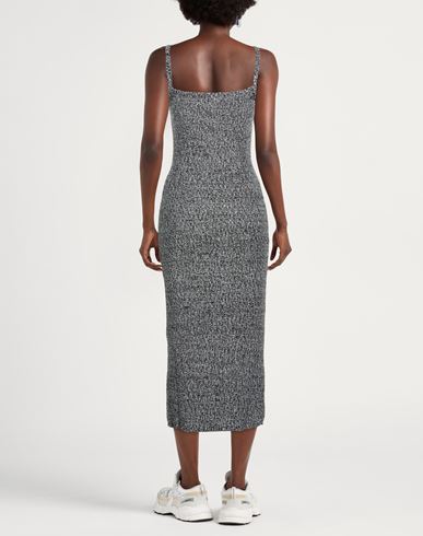 Woman Midi dress Black Size ONESIZE Acrylic, Wool, Viscose, Alpaca wool