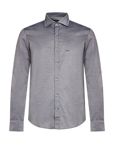 Man Shirt Charcoal Size 16 Cotton