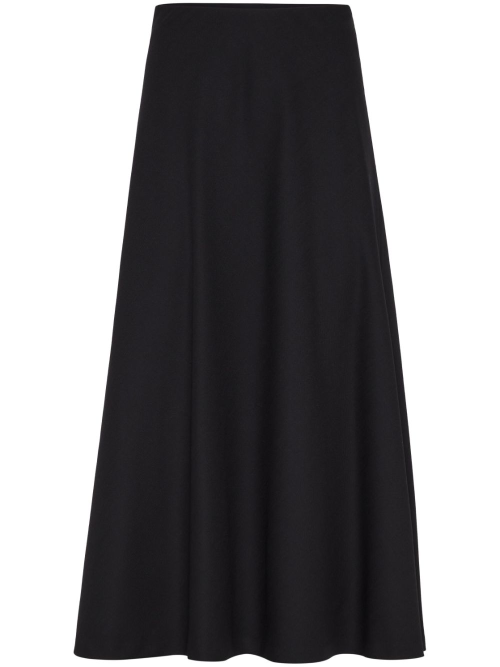 Black Wool Skirt
