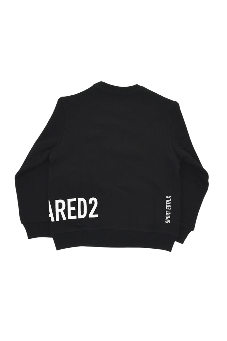 Boys Black Graphic Sweatshirt