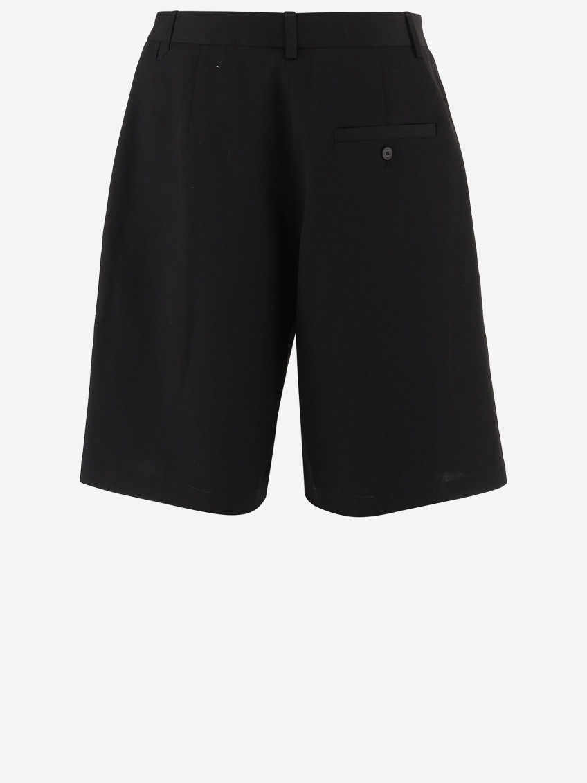 Button Welt-pocket Shorts