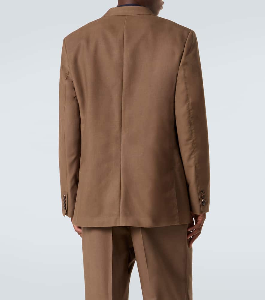 Mohair and wool blazer