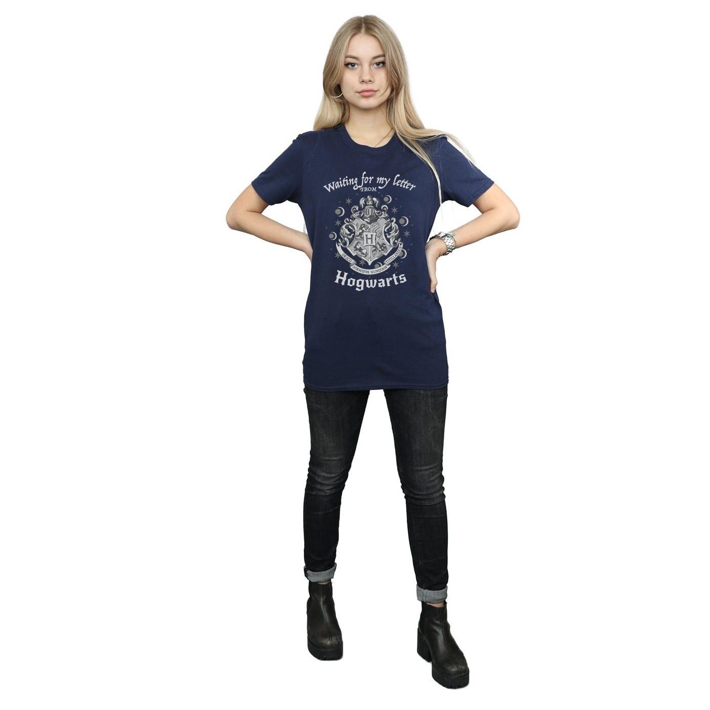 Waiting For My Letter Hogwarts Cotton Boyfriend T-Shirt