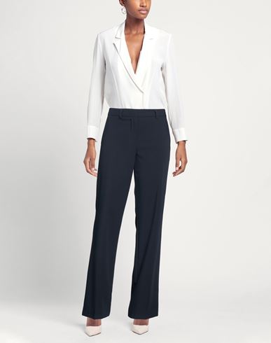 Woman Pants Midnight blue Size 10 Polyester, Viscose, Elastane
