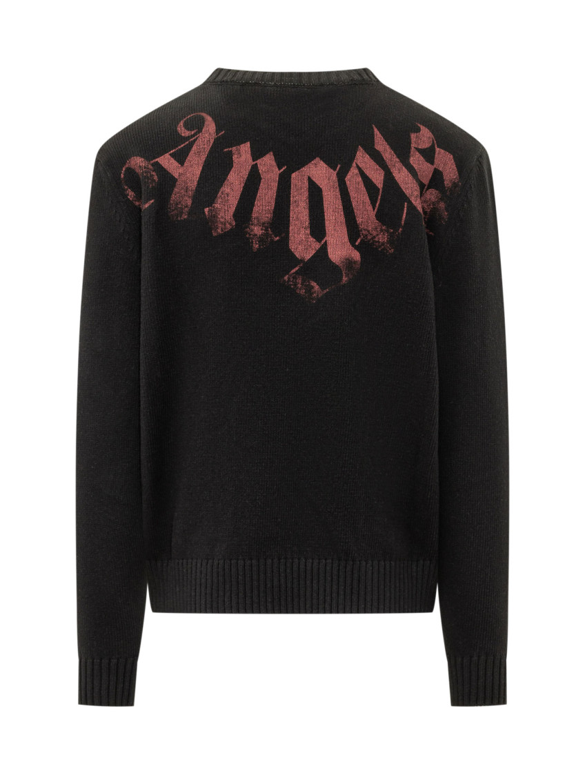 Black Logo Crew Neck Sweater