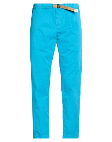 Man Pants Turquoise Size 30 Cotton, Elastane