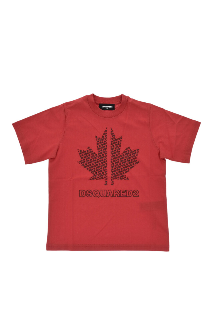 Boys Red Regular T-Shirt