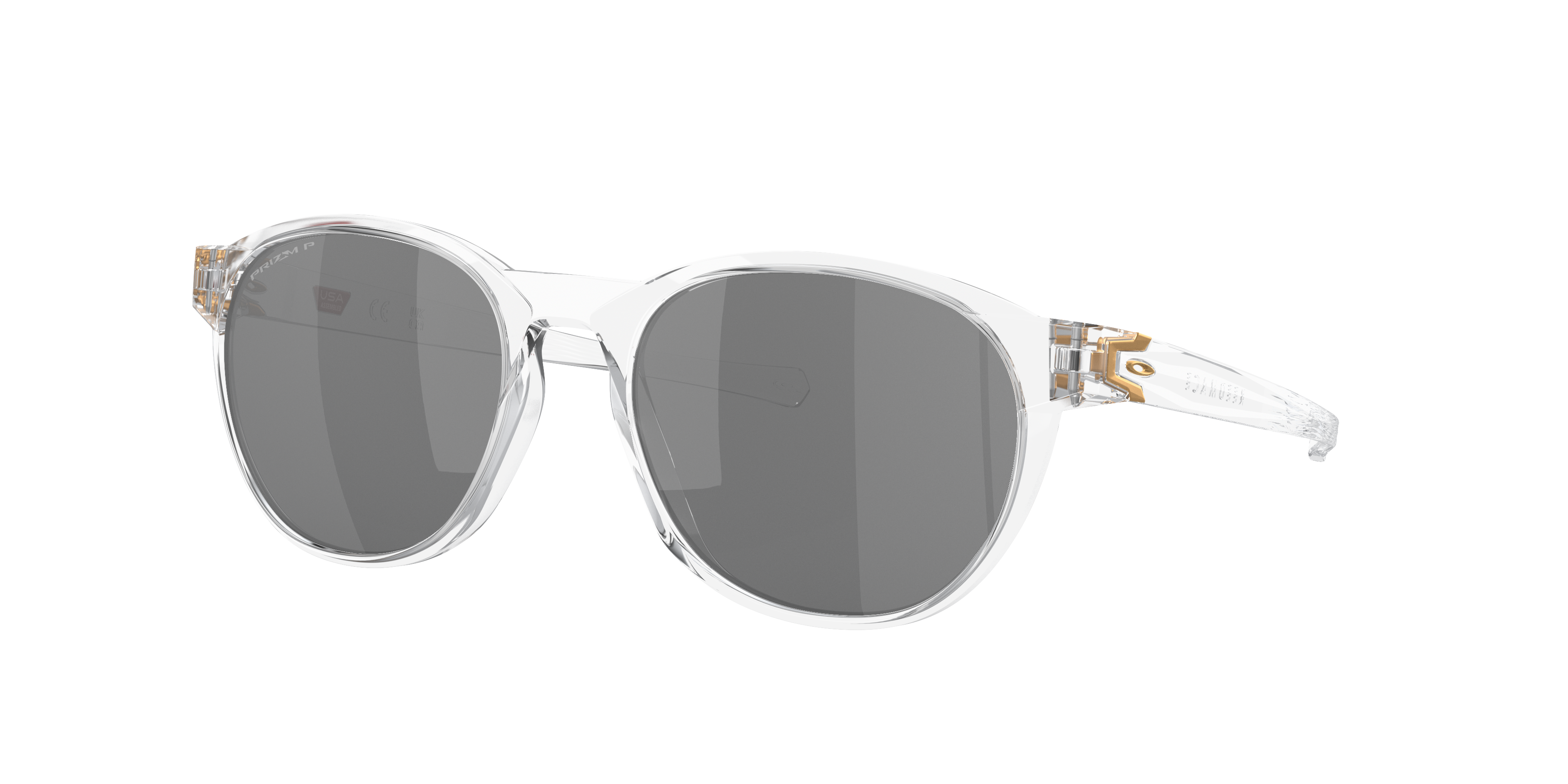 Oakley Man Sunglass Reedmace - Frame color: Clear, Lens color: Prizm Black Polarized