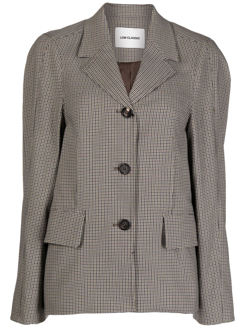 Oversized check blazer - Multicolour