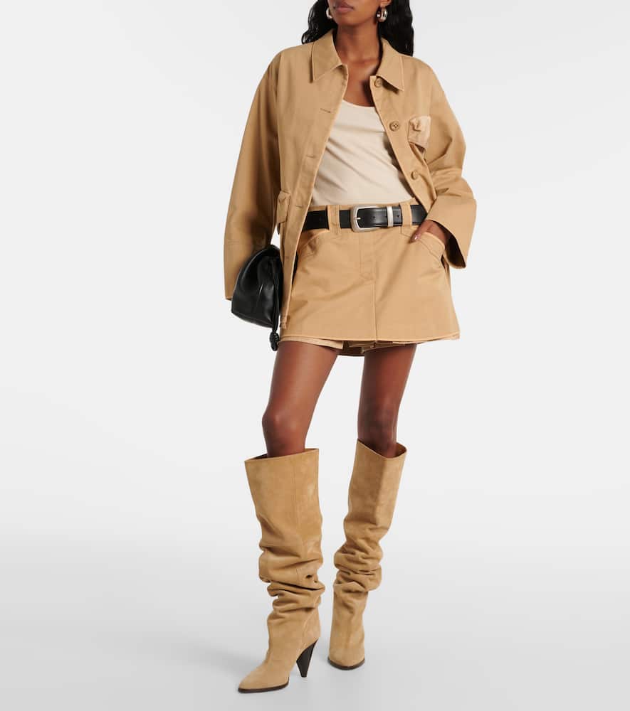 Dorothee Schumacher Perfect Match belted cotton jacket