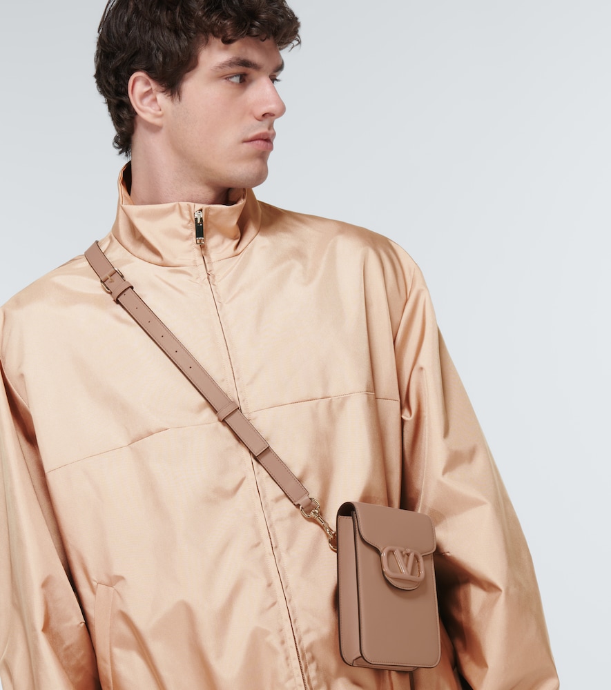 Oversized satin jacket
