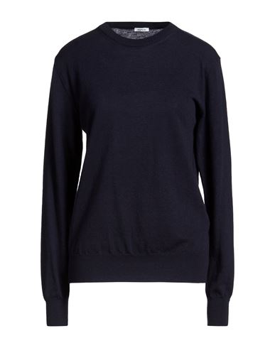 Woman Sweater Navy Size 10 Wool, Cashmere