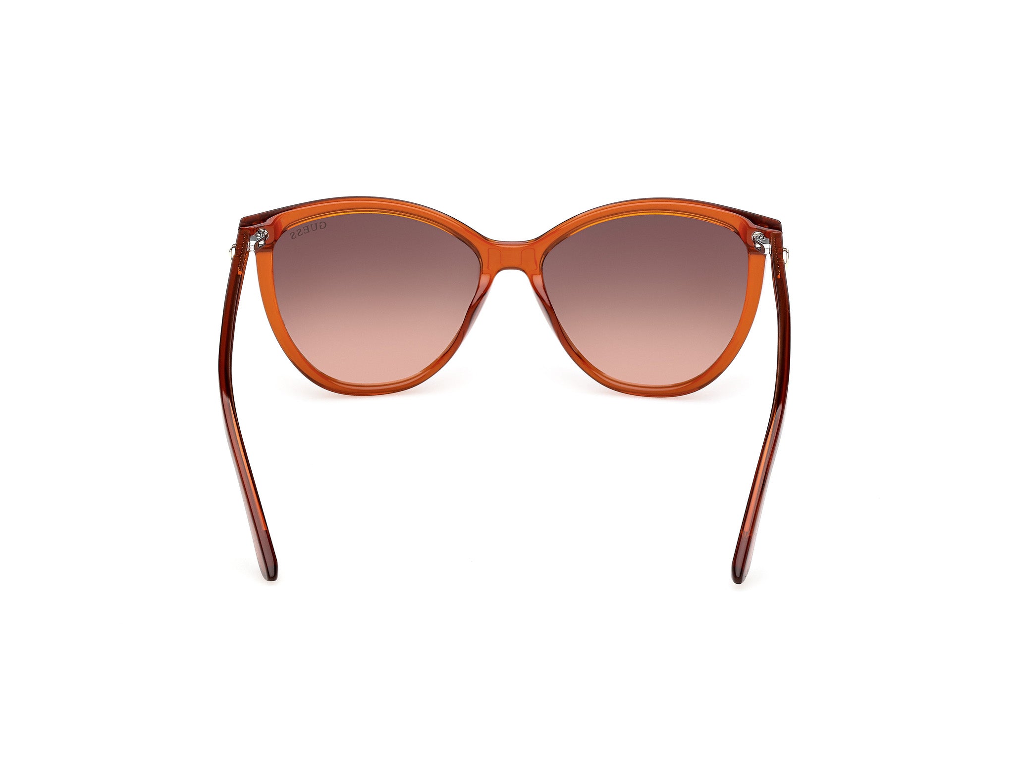 Guess Mujer Guess GU00256 44F Gafas de sol Inyectado Naranja Marrón Cat Eye Norma