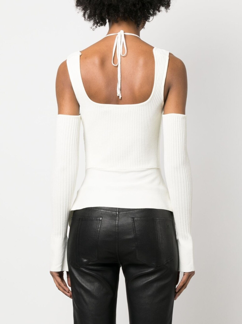 - Knit Ribbed Top