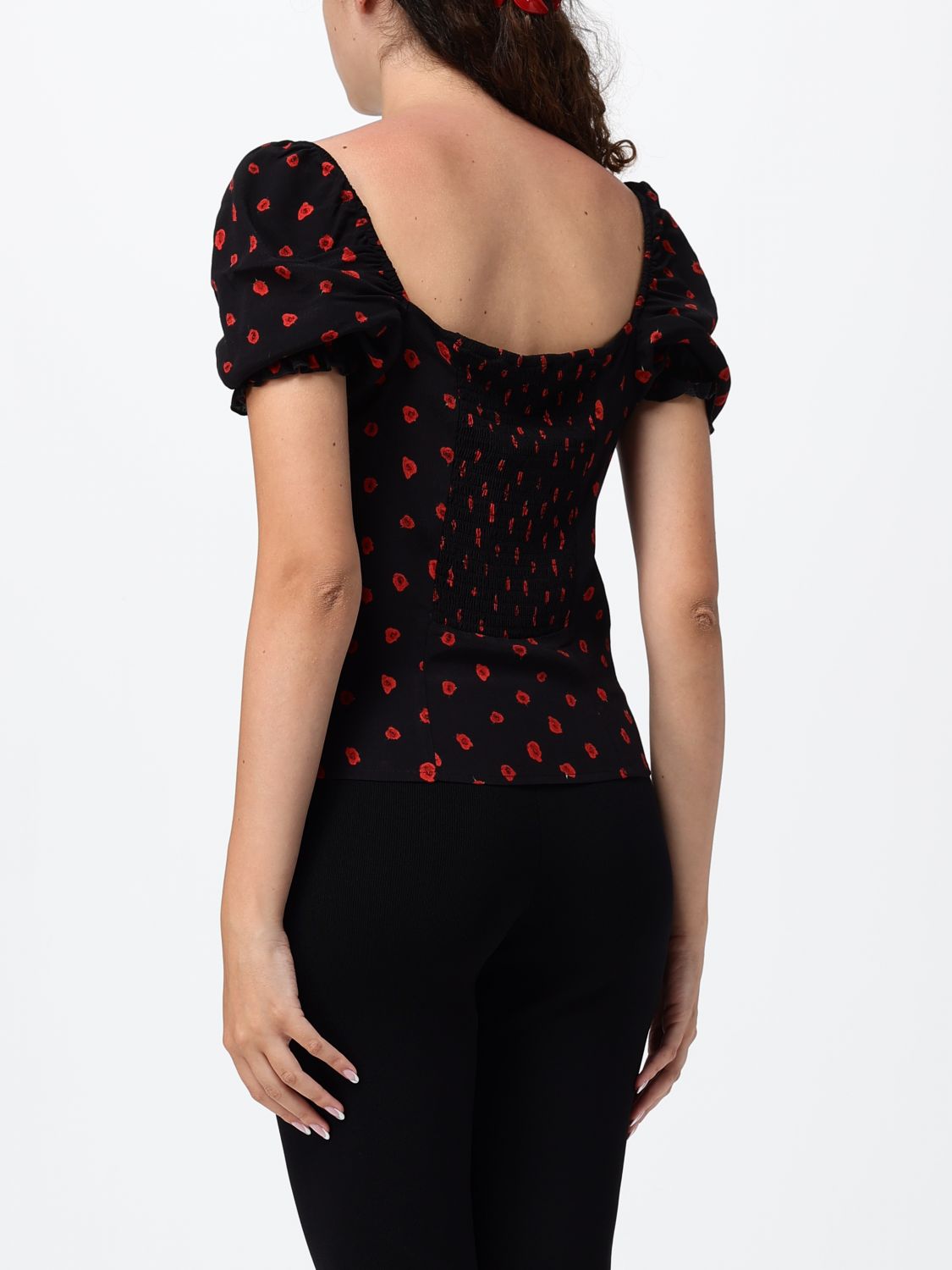 Top Woman color Black