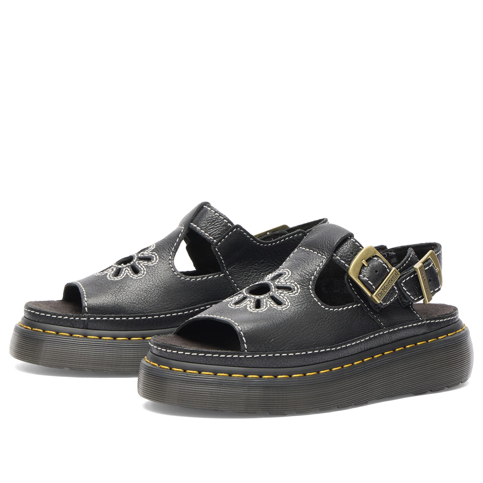 Women's Dunnet Flower Sandal Black