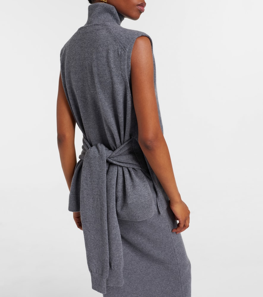 Róhe Layered wool and cashmere-blend maxi dress