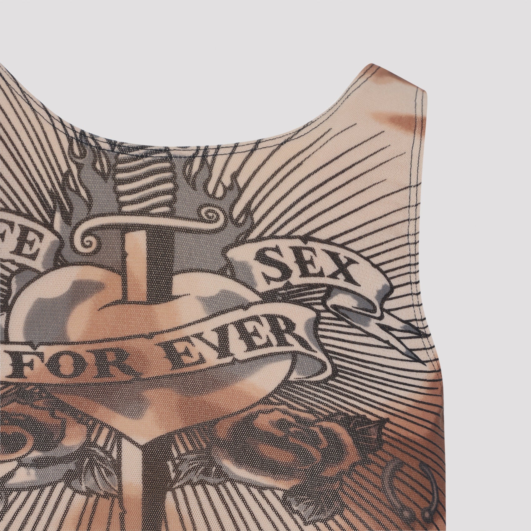 Safe Sex Tattoo Top