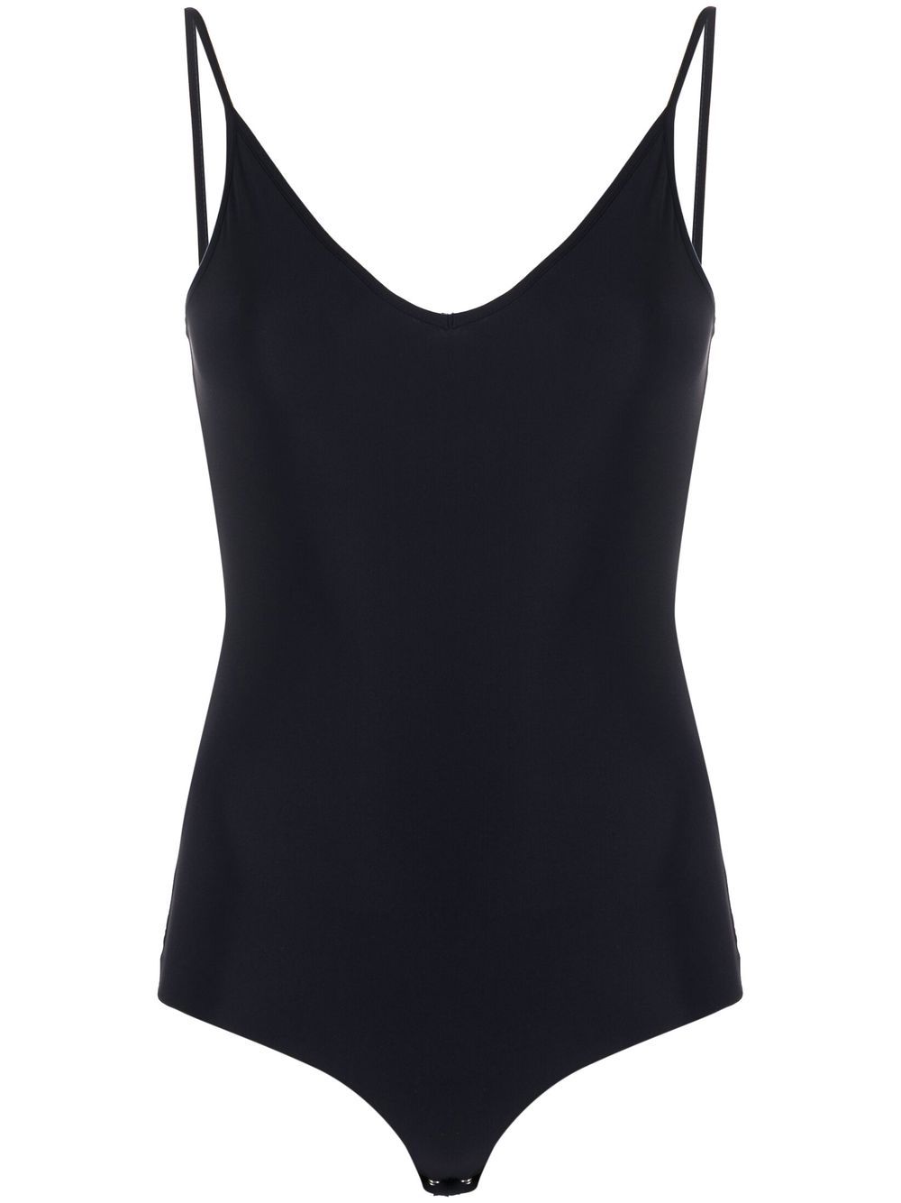 V-neck stretch bodysuit - Blue