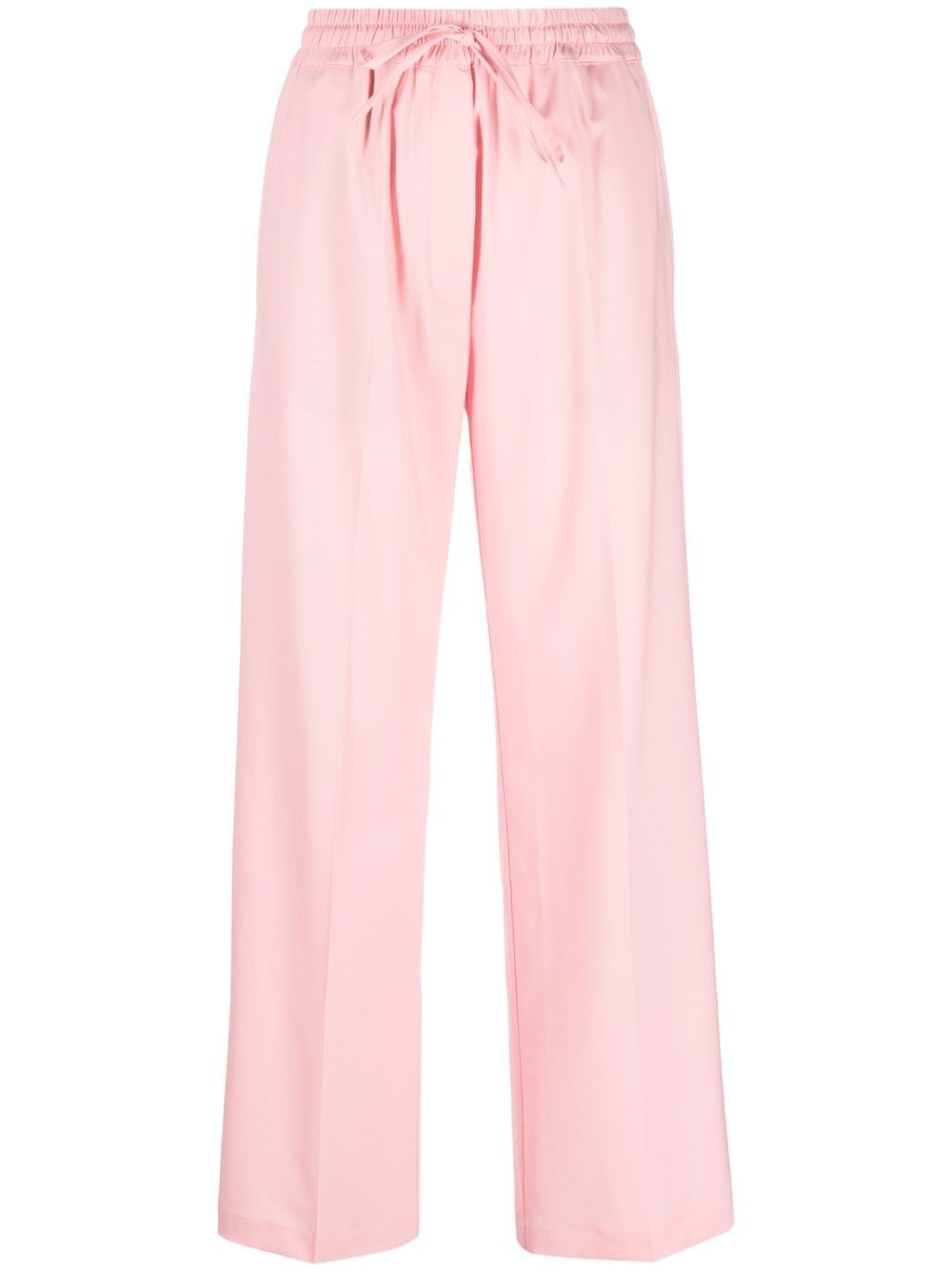 Drawstring-waist trousers - Pink
