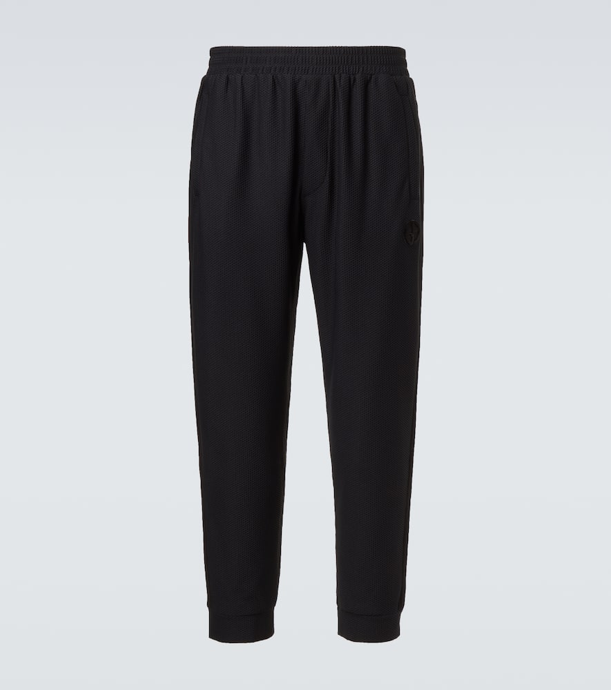 Gaufré straight pants
