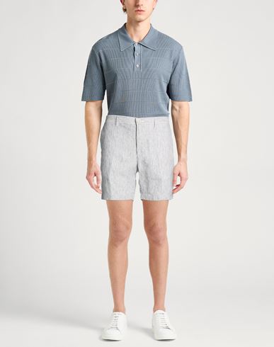 Man Shorts & Bermuda Shorts Midnight blue Size 28 Linen
