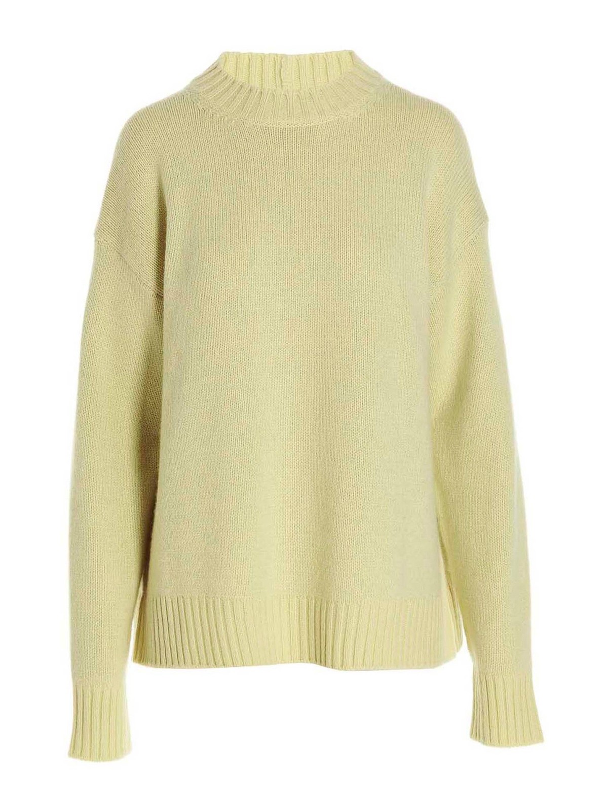 Cashmere blend sweater with collar