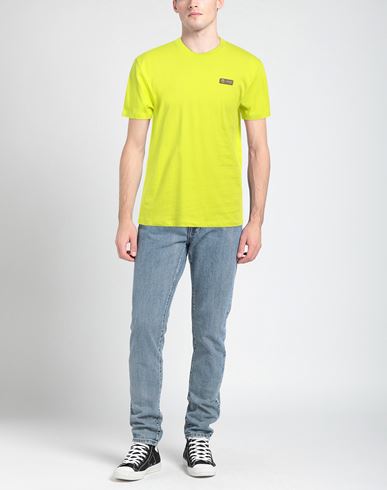 Man T-shirt Acid green