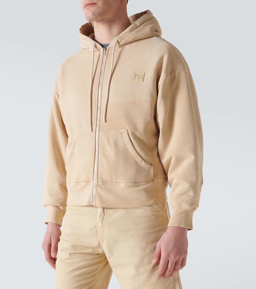 Cotton jersey hoodie