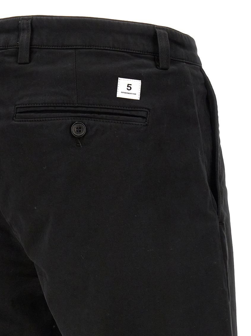 -Mike Pantaloni Nero-Uomo