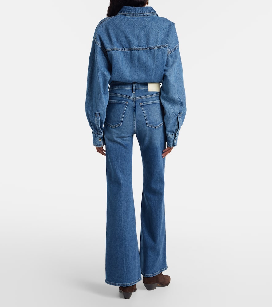 Kimberly mid-rise flared jeans