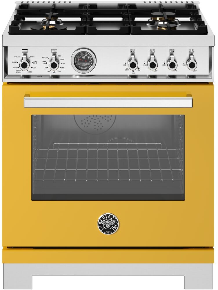 Bertazzoni Professional 30" Dual Fuel Range PRO304BFEPGIT