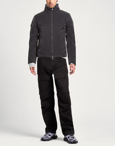 Man Puffer Black Size 46 Polyester