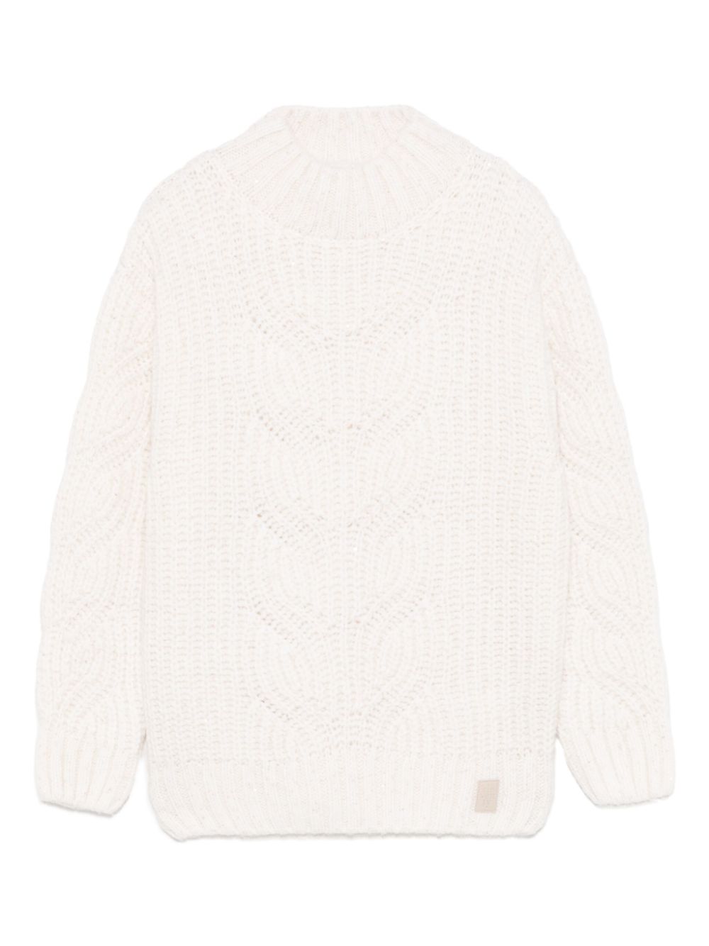 Sequined sweater - Neutrals